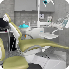 Стоматологический кабинет с новым оборудованием.